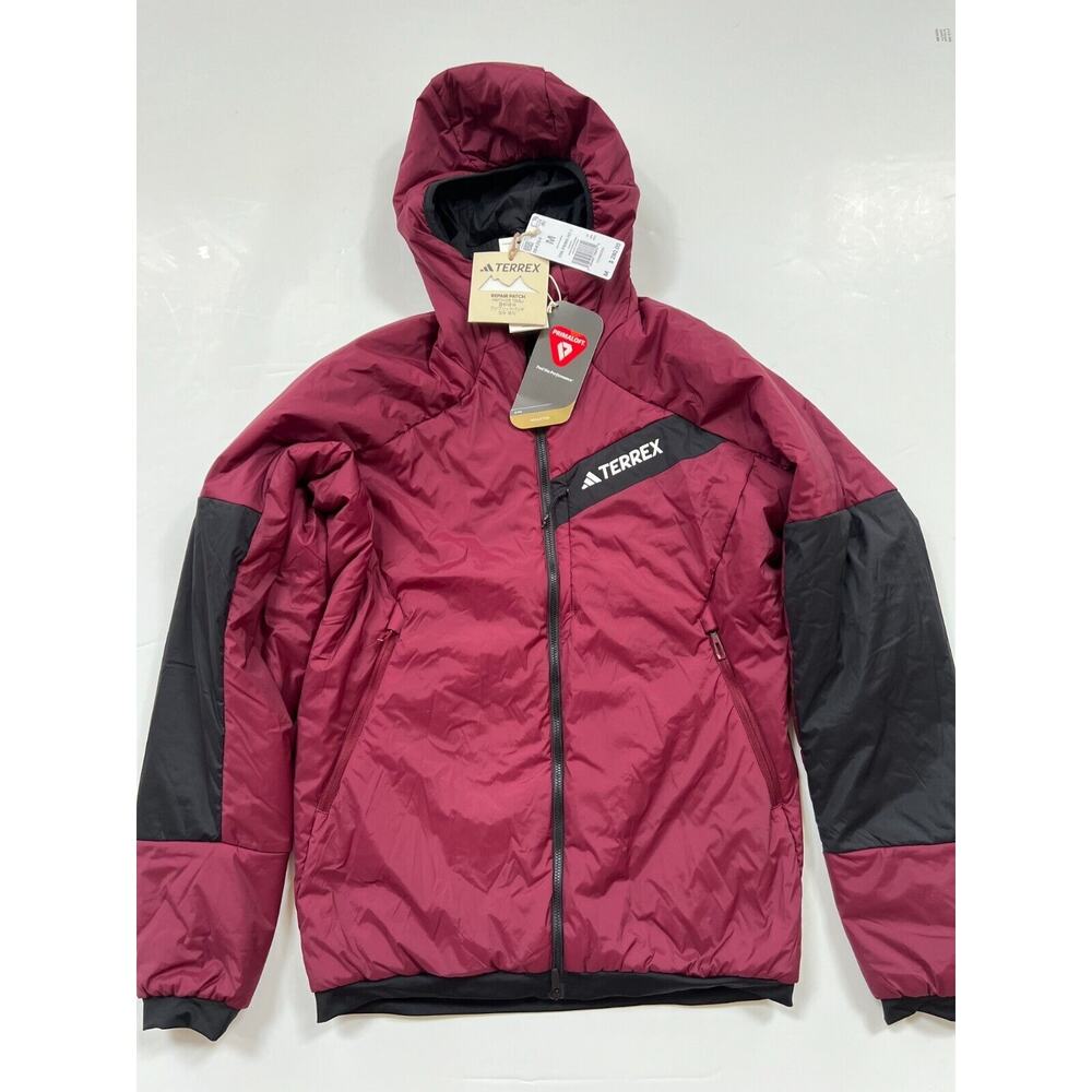 adidas Men's Terrex Techrock Stretch Primaloft Hooded Jacket IB4264 Size M